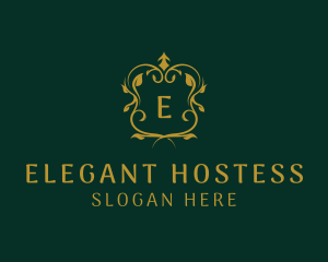 Elegant Wedding Shield logo design