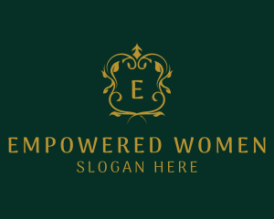 Elegant Wedding Shield logo design