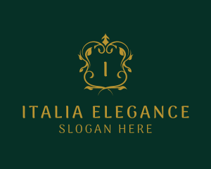 Elegant Wedding Shield logo design