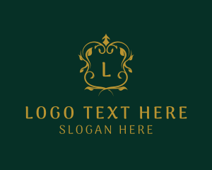 Fashion - Elegant Wedding Shield logo design