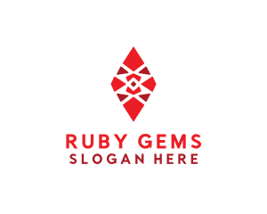 Ruby Gem Jewelry logo design