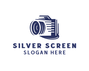 Digital Camera - Photographer Digital Camera Lens logo design