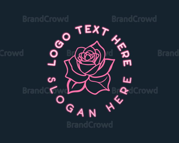 Elegant Rose Floral Logo