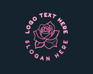 Elegant Rose Floral Logo