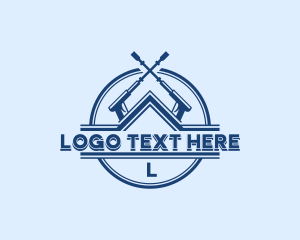 Lettermark - Pressure Washer Home Cleaner logo design
