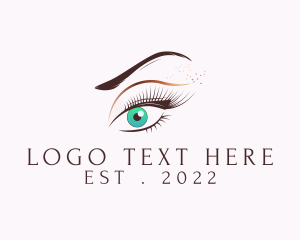 Woman - Eye Beauty Cosmetics logo design