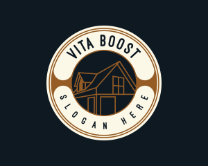 House Roof Badge Logo