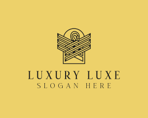 Minimalist Luxury Swan  logo design