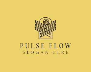 Minimalist Luxury Swan  logo design