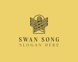 Swan - Minimalist Luxury Swan logo design