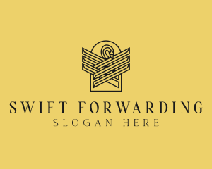 Minimalist Luxury Swan  logo design