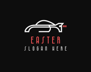 Fast Sports Car Racing Logo