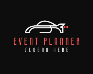 Fast Sports Car Racing Logo