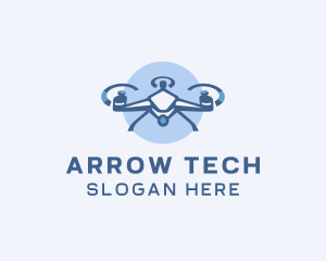 Tech Drone Surveillance logo design