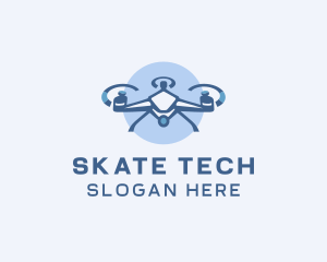 Tech Drone Surveillance logo design