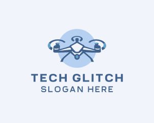 Tech Drone Surveillance logo design