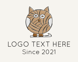 Interweave - Owl Yarn Crochet logo design