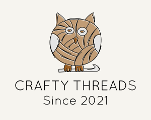 Owl Yarn Crochet logo design