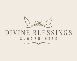 Spiritual Dove Wings logo design