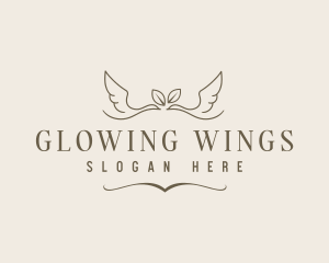 Spiritual Bird Wings logo design