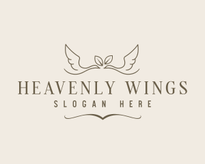 Spiritual Bird Wings logo design