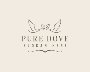 Dove - Spiritual Dove Wings logo design