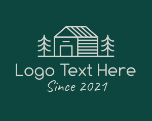 Storage House - Cabin House Realty logo design