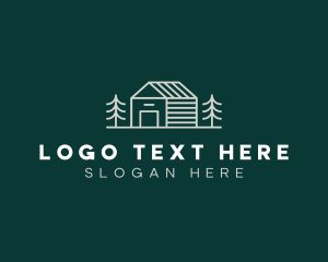 Cabin House Realty logo design