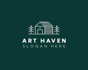 Cabin House Realty logo design