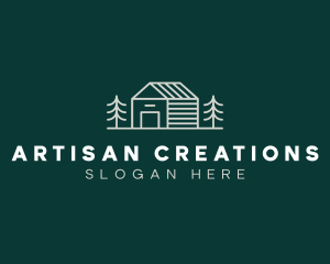 Cabin House Realty logo design