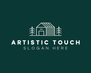 Cabin House Realty logo design