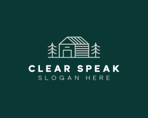 Cabin House Realty logo design