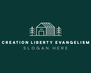 Cabin House Realty logo design