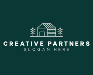 Cabin House Realty logo design