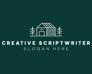 Cabin House Realty logo design