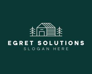 Cabin House Realty logo design