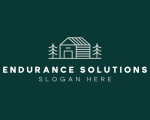 Cabin House Realty logo design