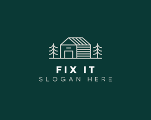 Cabin House Realty logo design