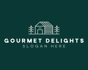 Cabin House Realty logo design