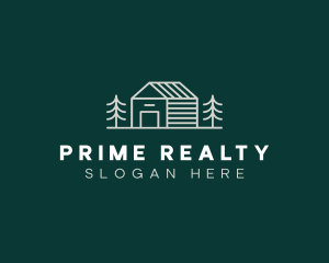 Cabin House Realty logo design