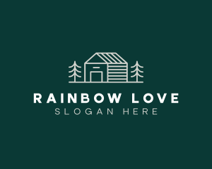 Cabin House Realty logo design