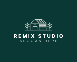 Cabin House Realty logo design