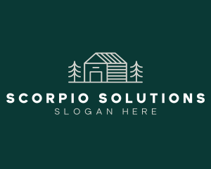 Cabin House Realty logo design