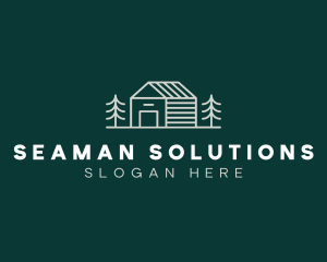 Cabin House Realty logo design