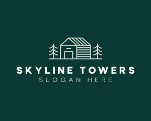 Cabin House Realty logo design