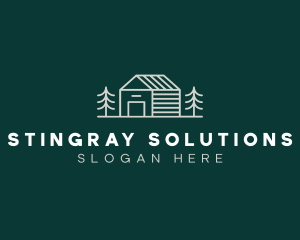 Cabin House Realty logo design