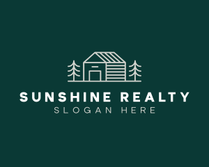 Cabin House Realty logo design