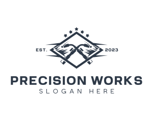 Welding Blowtorch Metalworks logo design