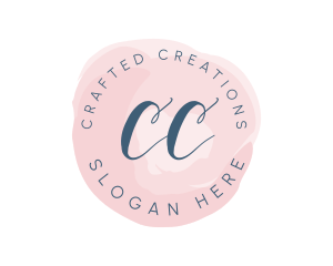 Feminine Watercolor Beauty logo design