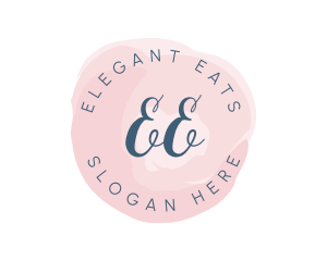 Feminine Watercolor Beauty logo design